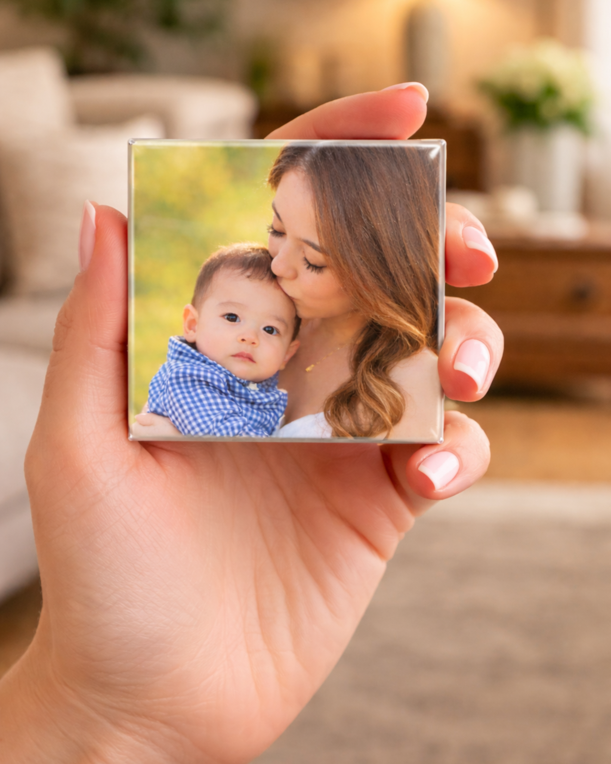 5 Pack (2X2) - Handcrafted Photo Magnets